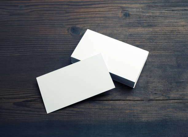 istock White business cards 1328676642
