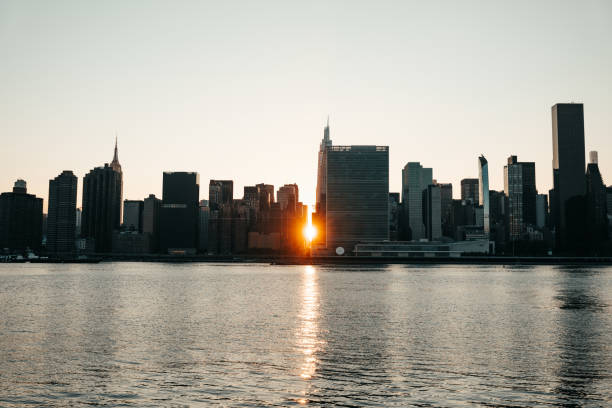 istock Sunset in New York City 1328680283