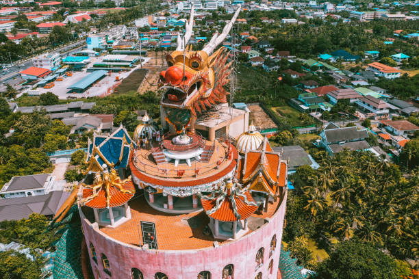 istock Dragon temple Wat Samphran in Nakhon Pathom, Thailand 1328680370