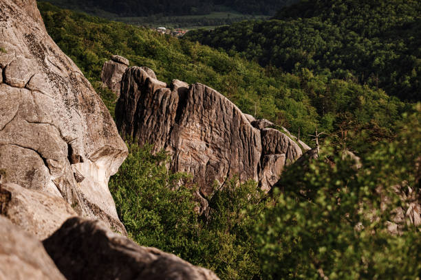 istock top view on rocky mountains in summer on a sunny day. selective focus 1328686363