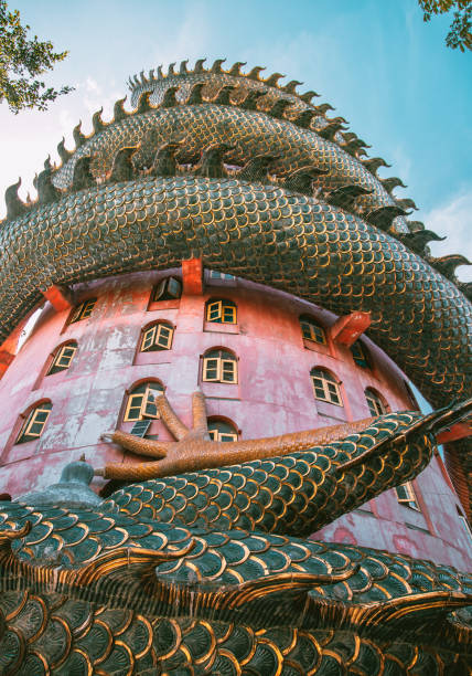 Dragon temple Wat Samphran in Nakhon Pathom, Thailand