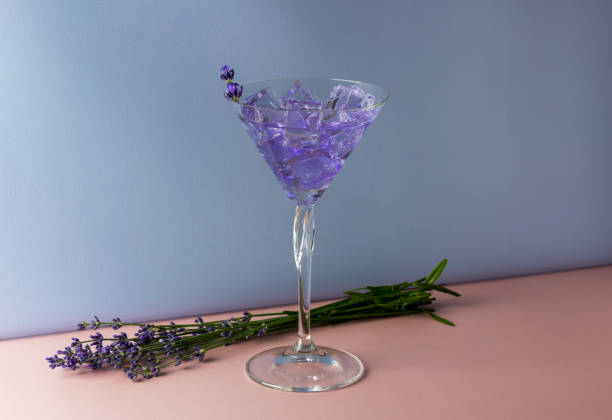 istock Drink with lavender herb flowers. 1328707459