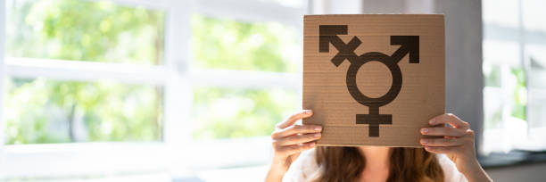 Transgender Symbol And Gender Sex Equality Transgender Symbol And Gender Sex Equality Concept gender neutral photos stock pictures, royalty-free photos & images