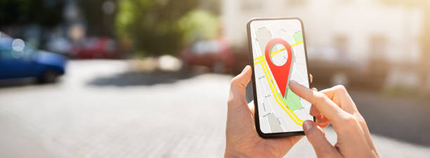 istock Location Based Marketing And GPS Map Search 1328728337