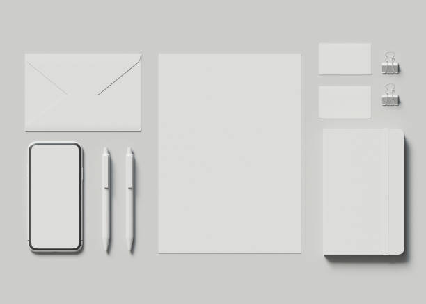 istock 3d Stationary branding. Corporate identity 1328739354