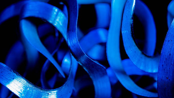 istock blue steel shavings macro shot for wallpaper or texture 1328744366