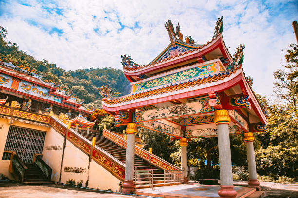 istock Wat Khao Isan and Wat Thepprathan in Ratchaburi, Thailand 1328752472