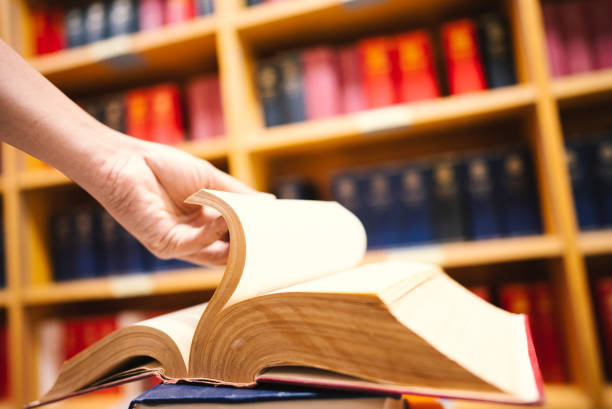 istock back to school concept.many old books in library at university 1328754141