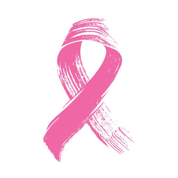 illustrazioni stock, clip art, cartoni animati e icone di tendenza di nastro rosa world breast cancer awareness vector - riband