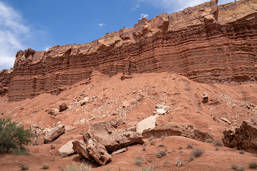 Red rock scenery in Capitol Reef National Park