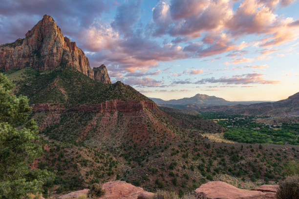 istock The Watchman at sunset 1328760221