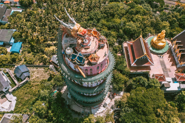 istock Dragon temple Wat Samphran in Nakhon Pathom, Thailand 1328763444