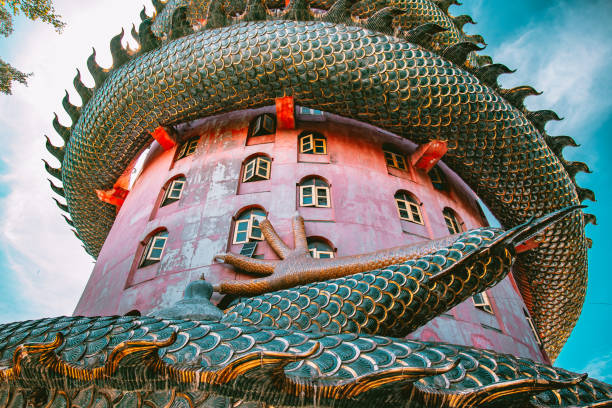 istock Dragon temple Wat Samphran in Nakhon Pathom, Thailand 1328766248
