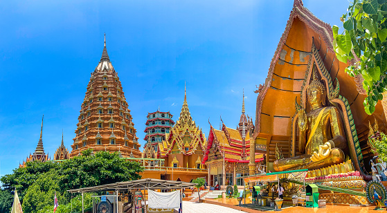 Wat Tham Khao Noi and Wat Tham Sua in Kanchanaburi, Thailand, south east Asia