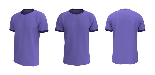 istock men's short-sleeve t-shirt mockup in front, side and back views 1328775181