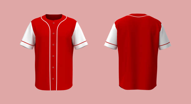 istock Baseball t-shirt mockup in front and back views 1328775201