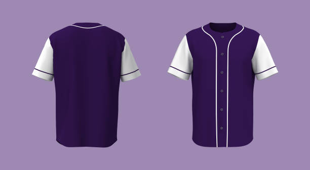 istock Baseball t-shirt mockup in front and back views 1328775207