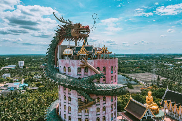 istock Dragon temple Wat Samphran in Nakhon Pathom, Thailand 1328778257