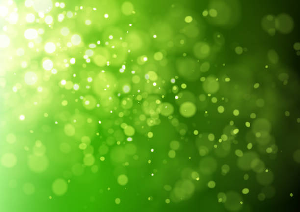 Green Christmas glitter Sparkling glittering green background vector illustration for use as background template on Christmas designs, cards, flyers, banners, advertising, brochures, posters, digital presentations, slideshows, PowerPoint, websites dark blurred background stock illustrations