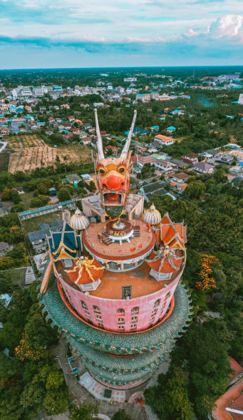 istock Dragon temple Wat Samphran in Nakhon Pathom, Thailand 1328784523