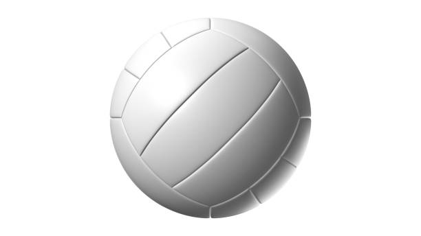 istock Volleyball ball isolated on white background. 1328784550
