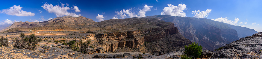 Wadi Ghul is the great canyon in Oman