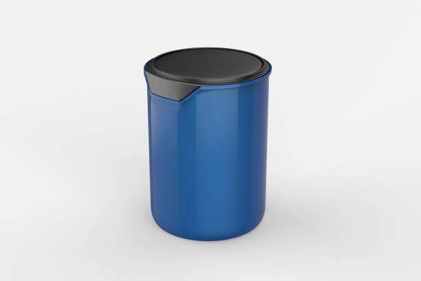 istock Paint can with a lid isolated on white background 1328786673