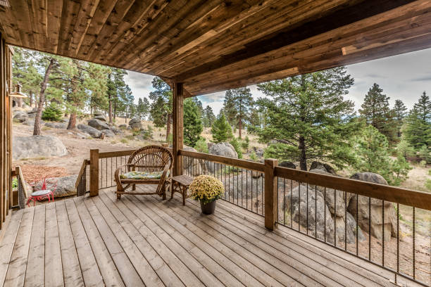 istock Rustic cabin feel on this newly built home 1328792116
