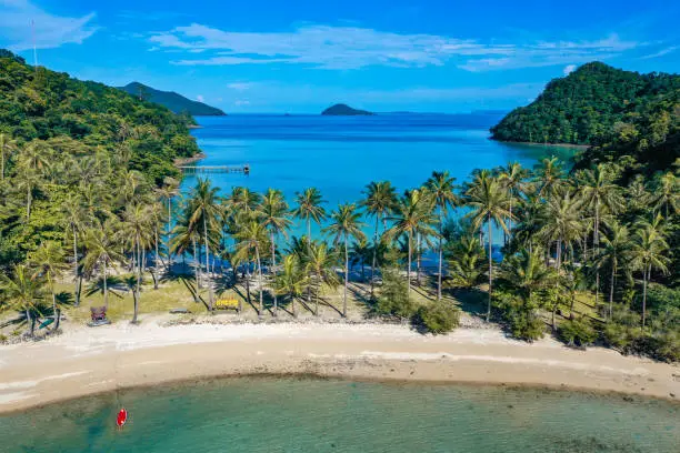 Photo of Aerial view of Koh Ngam, in Koh Chang, Trat, thailand