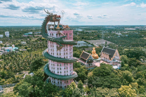 istock Dragon temple Wat Samphran in Nakhon Pathom, Thailand 1328799580