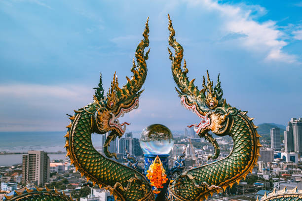 istock Wat Khao Phra Khru viewpoint in ChonBuri, Thailand 1328801240
