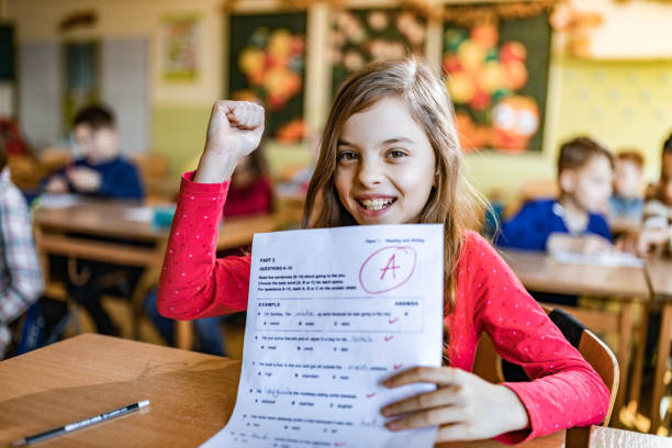 istock Yes, I've got an A on my exam! 1328803313