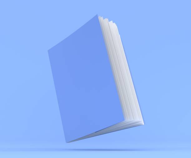 istock Book Blue Cover Mockup Paper Face Pages 3d Render 1328805778