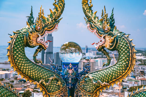 istock Wat Khao Phra Khru viewpoint in ChonBuri, Thailand 1328806895