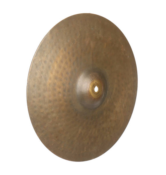 istock Cymbal isolated on white. Percussion musical instrument 1328810667