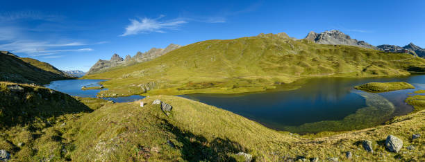 istock Beautiful small lake in the mountains 1328810810