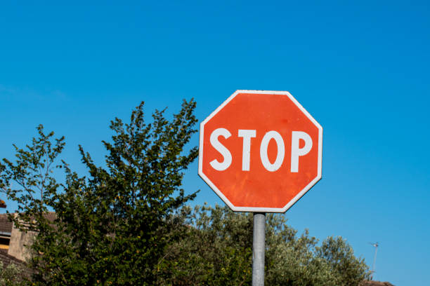 istock the Italian stop road sign 1328812298