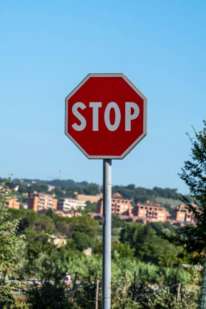 istock the Italian stop road sign 1328812307