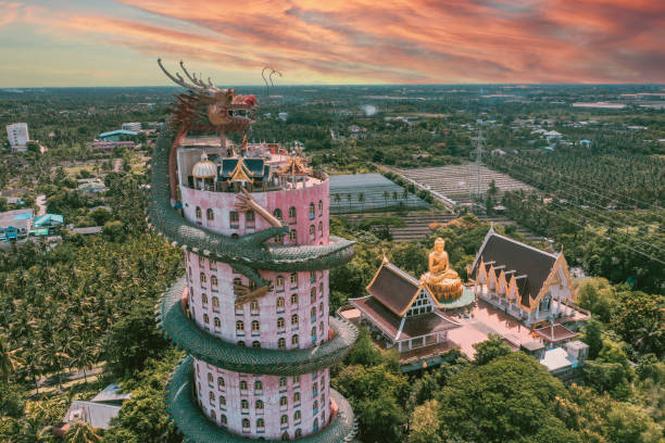 istock Dragon temple Wat Samphran in Nakhon Pathom, Thailand 1328819692