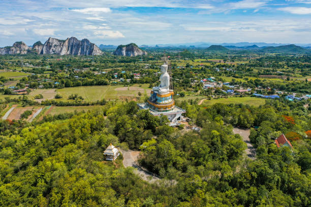 Wat Nong Hoi Park buddha statue and temple, in Ratchaburi, Thailand Wat Nong Hoi Park buddha statue and temple, in Ratchaburi, Thailand,south east asia ratchaburi province stock pictures, royalty-free photos & images
