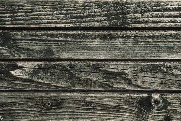 istock Wooden background. Natural dark wood plank backdrop 1328824094