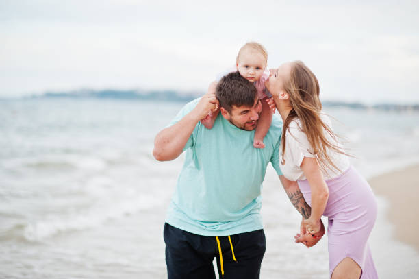istock Happy family holidays. 1328826596