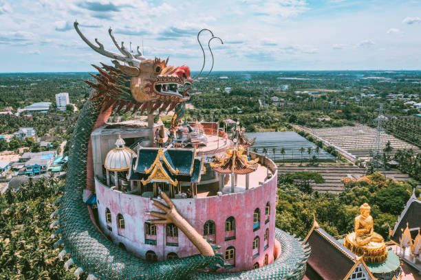istock Dragon temple Wat Samphran in Nakhon Pathom, Thailand 1328827832