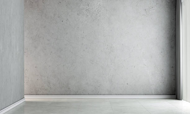 istock Modern living room interior and empty concrete wall texture background 1328828768