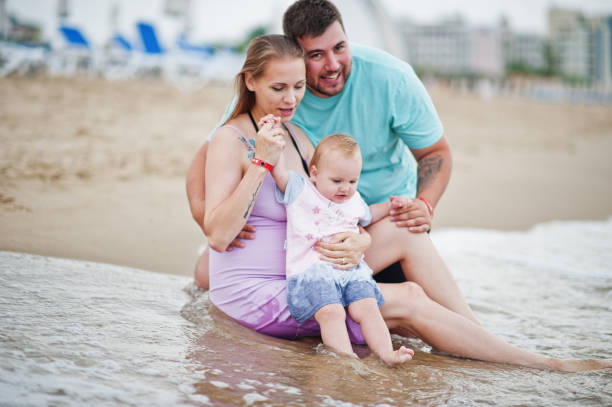 istock Happy family holidays. 1328828787