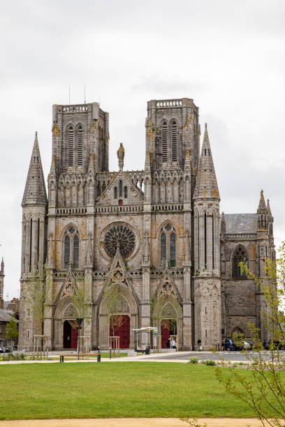 istock Notre Dame des Champs church in Avranches, Normandy 1328830166