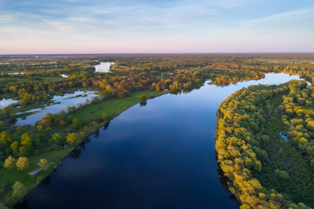 istock River Prypiac' in National park Prypiacki, Belarus 1328830499