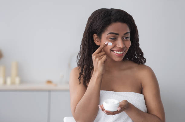 istock Preventing wrinkles, moisturizing and anti-aging therapy at home 1328832758