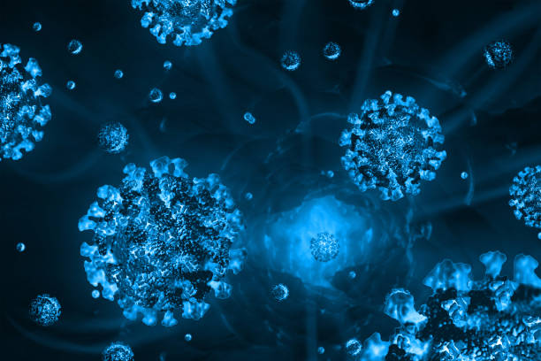 istock corona virus photo in lite blue color and 3d view 1328843267