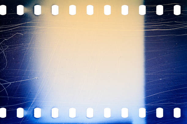 istock Dusty and grungy 35mm film texture or surface 1328848273